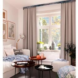 Штора LEGRAND Блэкаут Светло-серый 200*260 см