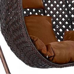 Кресло подвесное AFINA GARDEN Коричневый 125*104*71 см