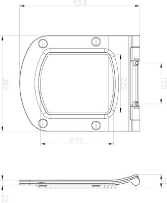 Сиденье для унитаза RAVAK Classic Slim 