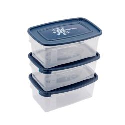 Набор контейнеров Морозко 3шт, 1л, /Полимербыт/