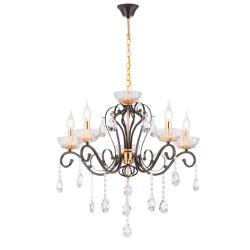 Люстра ЛАЙТ СФЕРА 4456/5 CF+FG Черный, золото