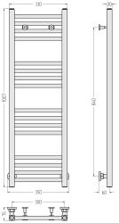 Полотенцесушитель СУНЕРЖА Модус 1000*300 мм 00-0250-1030