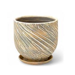 Горшок керамический САДЫ АУРИКИ Безе Пастель 3,6 л