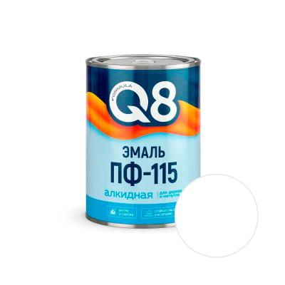 Эмаль FORMULA Q8 ПФ-115 Белый 0,8 кг