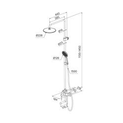 Душевая система IDDIS Aiger AIGSB3Fi06