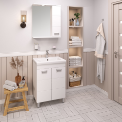 Зеркальный шкаф EMMY Монтана R 50*70 см