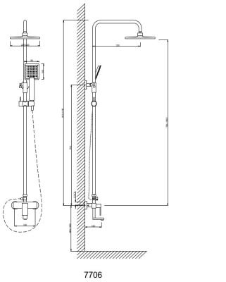 Душевая система OMEGA Н7706 