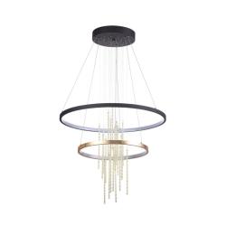 Люстра ODEON Monica 3901/63L Черный, золото