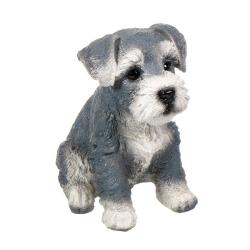 Копилка 17см Щенок Миттель сер.-черный/G009-17-303K/Яблоко/