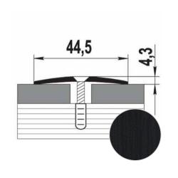Профиль одноуровневый ЛУКА ПС 04 Венге 094 1,35 м
