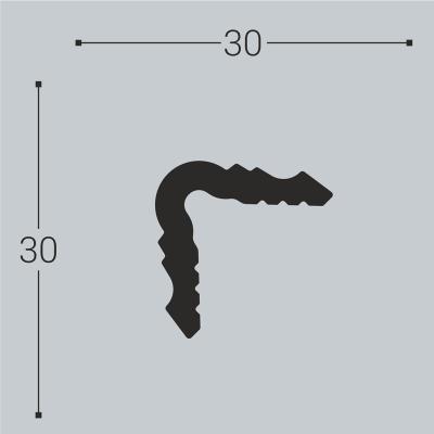 Угол ДЕ-БАГЕТ 30*30*2000 мм У2 30/30