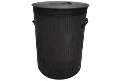 Корзина для белья РЫЖИЙ КОТ черный 46,8 л 104487