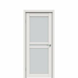 Дверное полотно TRIADOORS 506 белоснежно-матовый остекленное 2000*600 мм
