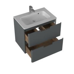 Тумба с раковиной BRIZ Прато 70 грей