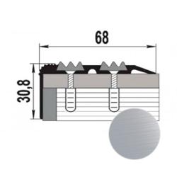 Профиль угловой ЛУКА ПУ 07 Алюминий 001 2,7 м