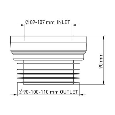 Манжета для унитаза NOVA 7150
