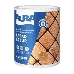 Лазурь декоративно-защитная AURA Fasad Lazur Дуб 2,5 л