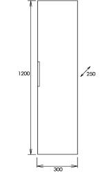 Пенал ONIKA Легран дуб галифакс 30*120 см
