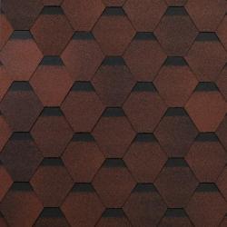 Гибкая черепица SHINGLAS Оптима Красный