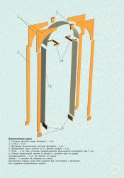 Арка №1 шпон венге 2230*1400*190 мм