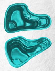 Пруд декоративный БАЙКАЛ Зеленый 150*106*39 см