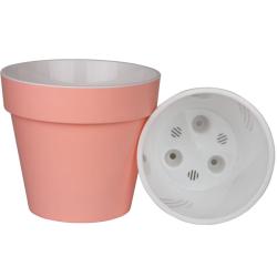 Горшок пластиковый ЛИВИНГРИН Протея Розовый 3,7 л