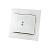 Переключатель TDM Таймыр 1 клавиша белый SQ1814-0007