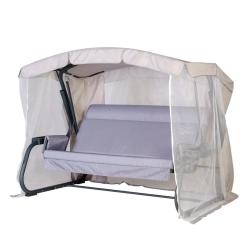 Качели садовые УДАЧНАЯ МЕБЕЛЬ Винтаж премиум Графит 261*143*189 см