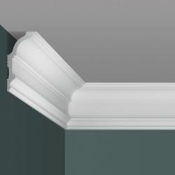 Плинтус потолочный ППС ПРАЙМДЕКОР 80*40*2000 мм R01-90