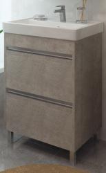 Тумба с раковиной EVA GOLD White Stone 60 