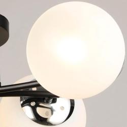 Люстра ЛАЙТ СФЕРА 2318/4 BK+CH Черный