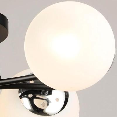 Люстра ЛАЙТ СФЕРА 2318/4 BK+CH Черный