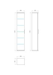 Пенал КАКСА-А Novella 30 29,8*151,4 см