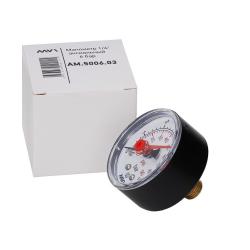 Манометр аксиальный MVI 50 мм 0-6 бар 1/4"