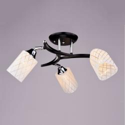 Люстра ЛИГА СВЕТА PC17790 BK+CR/3C Черный, хром