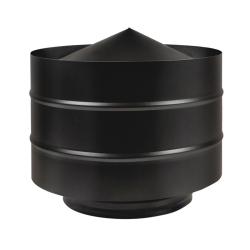 Дефлектор-сэндвич ВЕЗУВИЙ Black AISI 430 0,5 мм 150/250 мм