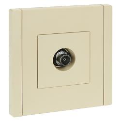 Розетка телевизионная IEK Forte&Piano ваниль FP-A10-O-K10