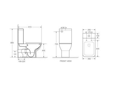 Унитаз-компакт ALCORA Estrella Сomfort 