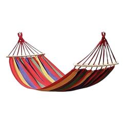 Гамак тканевый  двухместный с перекладиной 200*160см