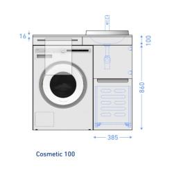 Тумба с раковиной ALAVANN Cosmetic 100 