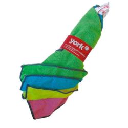 Салфетка микрофибра 4шт /026180/York/