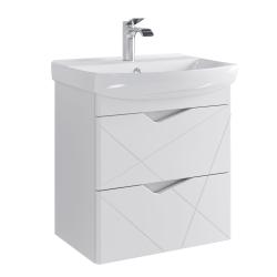 Тумба с раковиной RUVANN Yuton 55 подвесная