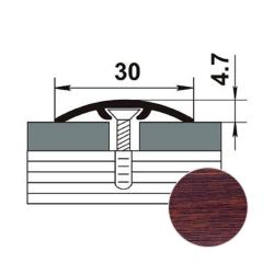 Профиль одноуровневый ЛУКА ЛС-04-2 ламинированный Дуб темный 4091 1,8 м