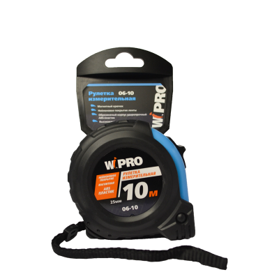 Рулетка WIPRO 10 м 06-10