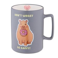 Кружка 400мл DON'T WORRY BE CAPPY/260-997/Lefard/