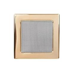 Решетка каминная KRATKI золото 170*170 мм