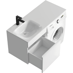 Тумба с раковиной AQWELLA Duet подвесная 115 L