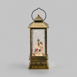 Фонарь LED NEON-NIGHT Семья снеговиков декоративный с эффектом снегопада и подсветкой теплый белый 501-191