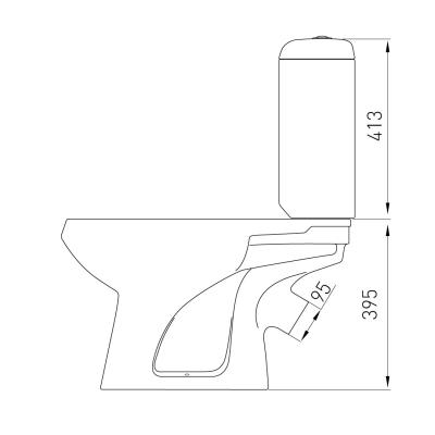 Унитаз-компакт ОСКОЛЬСКАЯ КЕРАМИКА Элисса-Премьер стандарт