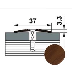 Профиль одноуровневый ЛУКА ПС 03 Венге 094 2,7 м
